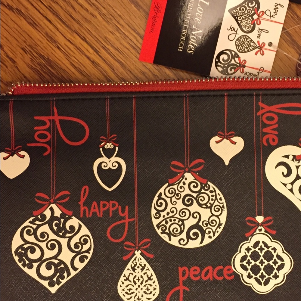BRIGHTON LOVE NOTES WRISTLET POUCH